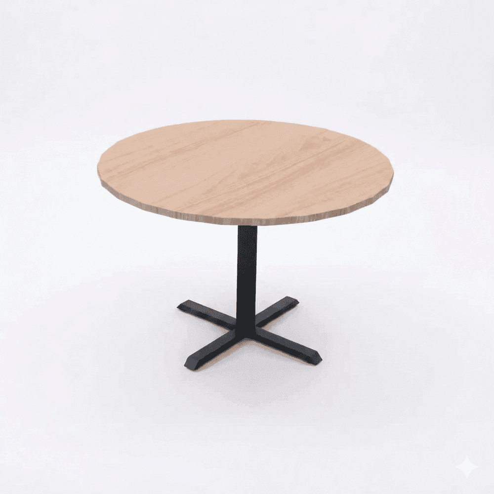 Mesa redonda | Pé painel